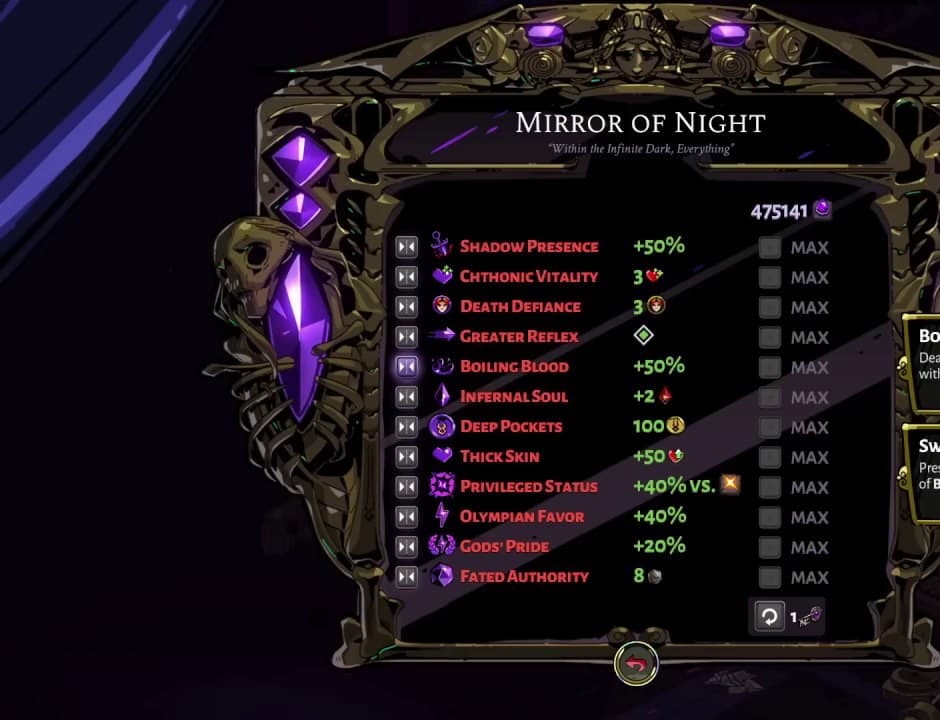 Mirror priorities