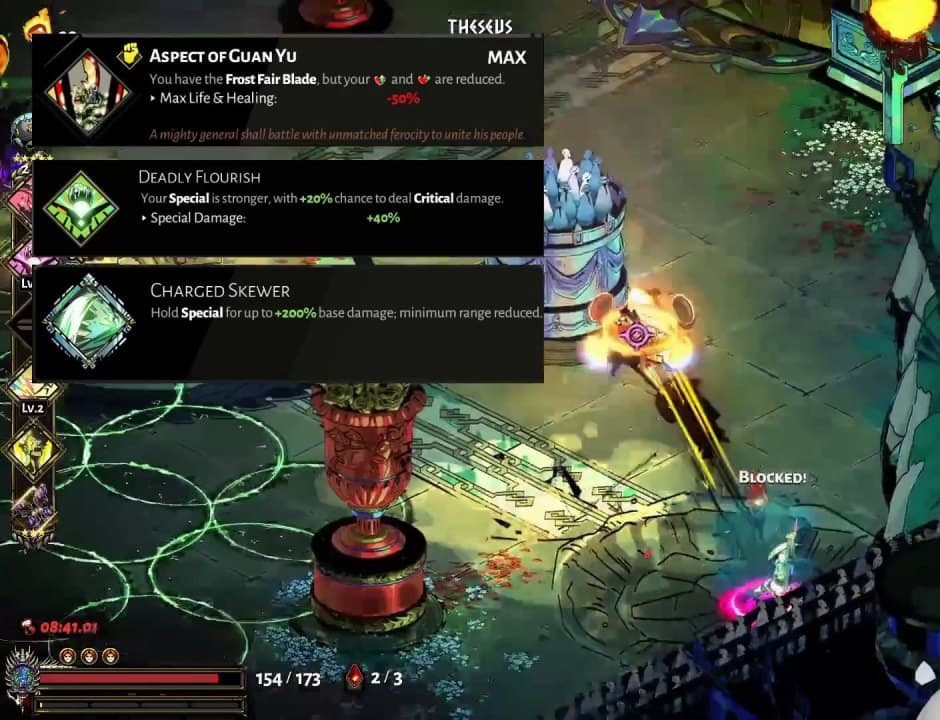 Start with the damage carrier